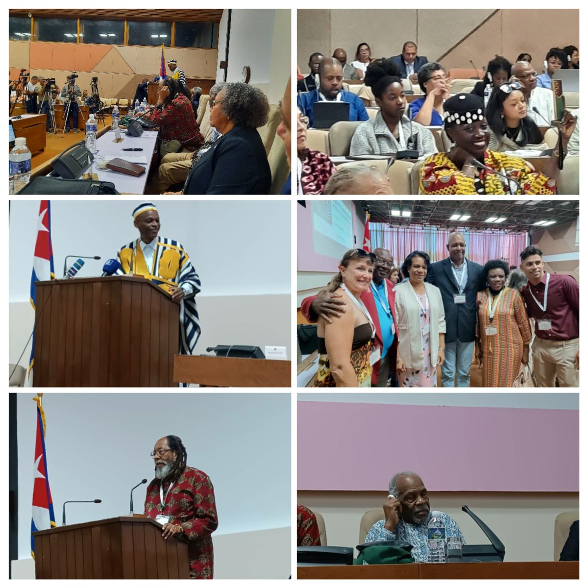 Participamos junto a <a href="/AlpidioAlonsoG/">Alpidio Alonso Grau</a> y el grupo de trabajo del Programa contra el racismo y la discriminación racial #ColorCubano, en la Conferencia Internacional Decenio de los Afrodescendientes. Preservar la #MemoriaHistórica, enseñar a nuestras niñas y niños. #UnidosXCuba