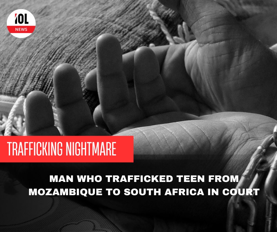 IOL's tweet photo. A Mozambican national appeared in the Vredendal Magistrate’s Court on Monday in the Western Cape on charges of trafficking in persons and contravention of the Immigration Act.
#news #CrimeNews #court #HumanTraffickingIsNotAMyth #westerncape
Read on
https://t.co/efqDzOZzqv https://t.co/W32s0GTFwz