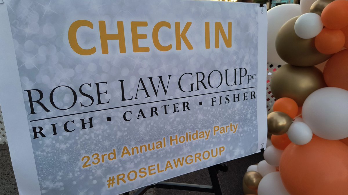 SurpriseEconDev's tweet image. This weekend, our Director Jeanine Jerkovic, CEcD, had the privilege of attending the #RoseLawGroup 23rd Annual Holiday Celebration, and what a night it was! Overlooking the sparkling holiday lights of the Scottsdale Waterfront, this event was the perfect way to kick off the…