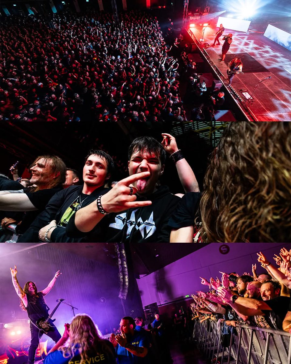 sepulturacombr's tweet photo. 99% of what makes our shows amazing is 🫵YOU🫵
Seeing you mosh, scream, and sing with us across different continents fuels our fire! 🔥Thank you for your enormous support, Sepulnation! 🤘 
Which Sepultura show was your favourite one?

📷: @rodrigosimasphoto https://t.co/KTyhkGcMcy