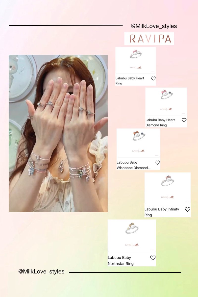 MilkLove_styles's tweet photo. Love Pattranite for ‘RAVIPA x The Monster’ @RavipaJewelry details.
#RAVIPAxTheMonsters #RAVIPA #ravipajewelry #ravipalabububaby #labububaby
#loverrukk #มินิฮาร์ทของเลิฟ #GMMTV #MilkLove_styles https://t.co/G741eutED0
