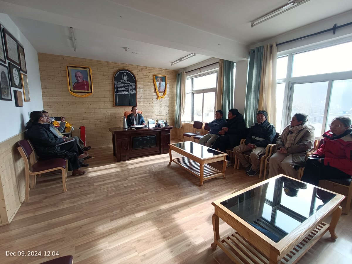 "Principals of Lamdon schools unite! Our new principal, Ms. Tsewang Dolma, was warmly welcomed. Looking forward to a fruitful collaboration! #LamdonSchool #Leadership #Collaboration"