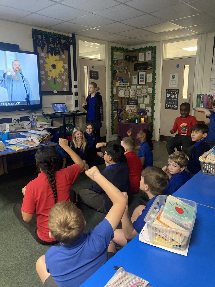 MrsCassidySTM's tweet photo. A beautiful class worship lead by some of our children for the first week of advent. @STMRE https://t.co/b3CXxmEmEr