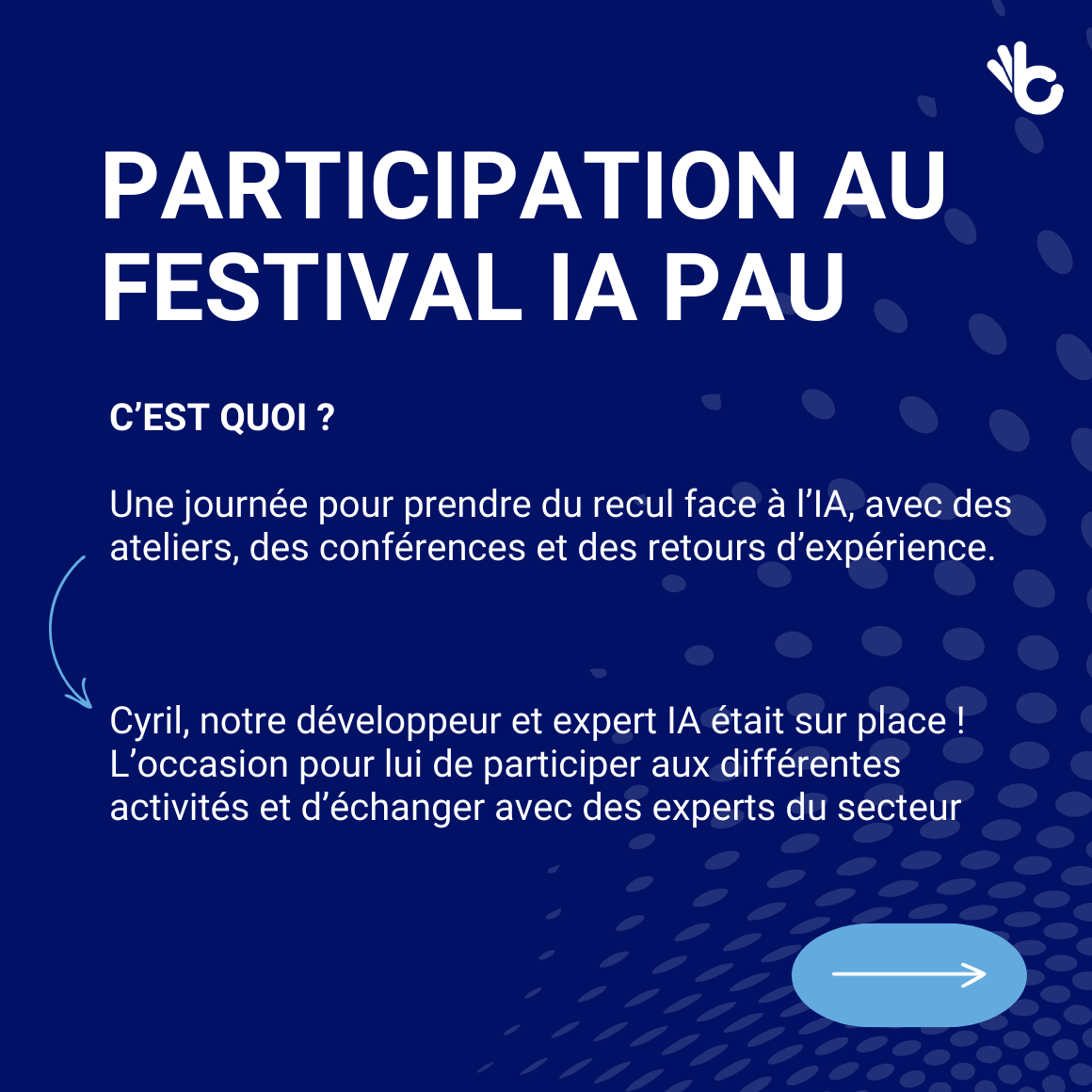 bziiitBOOSTER's tweet photo. #bziiit ouvre un bureau à #Pau !

Nous étions au @iapaulasso au @PalaisBeaumont : ateliers LLM, tables rondes sur l'impact IA &amp; échanges passionnants avec de nombreuses entreprises du secteur.

Les objectifs de ce nouveau bureau : #IA #Agriculture &amp; #Formation

#Innovation #Tech https://t.co/0HoRMDoq8x