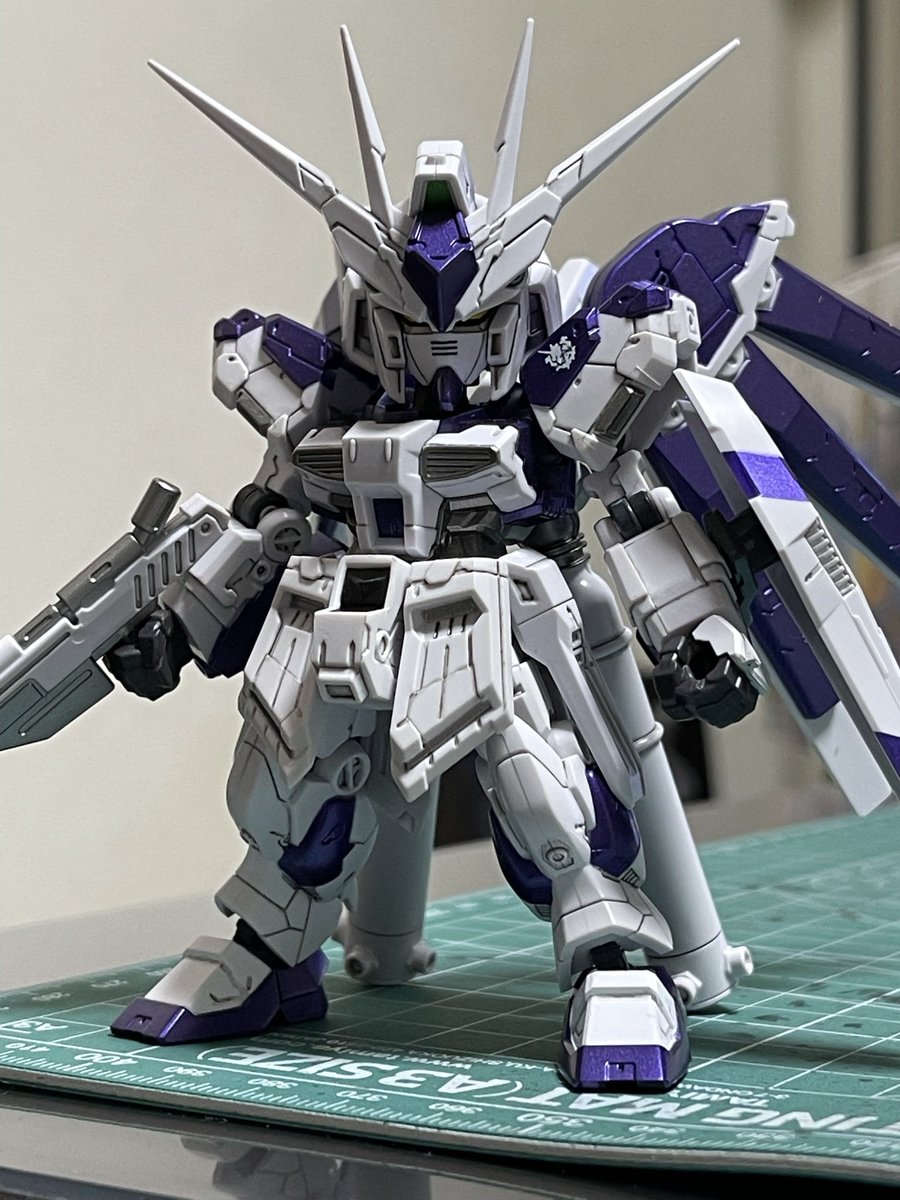 harishin000's tweet photo. #みんなのSD見せ合っていいねやrpしようよ
ふざけるな！たかが石ころ1つ、ガンダムで押し出してやる！ https://t.co/Qp4EVkFHJO