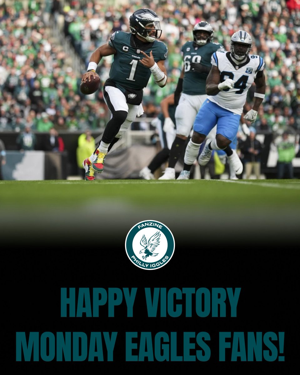 Starting the week off well🤝 

Happy Victory Monday, Eagles fans! #FlyEaglesFly