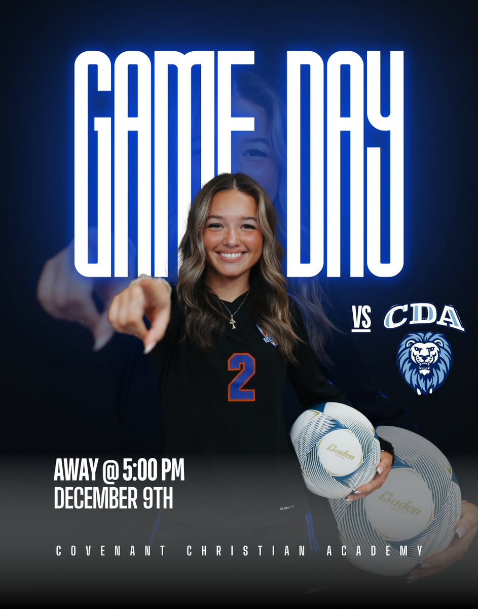 CCAhsathletics's tweet photo. It's GAME DAY for GIRLS SOCCER! β½οΈ Join us at CDA Plano at 5:00 PM. #BeVersatile #CougarNation #CougarAthletics #WeAreCovenant https://t.co/gD7G7Xrnnw