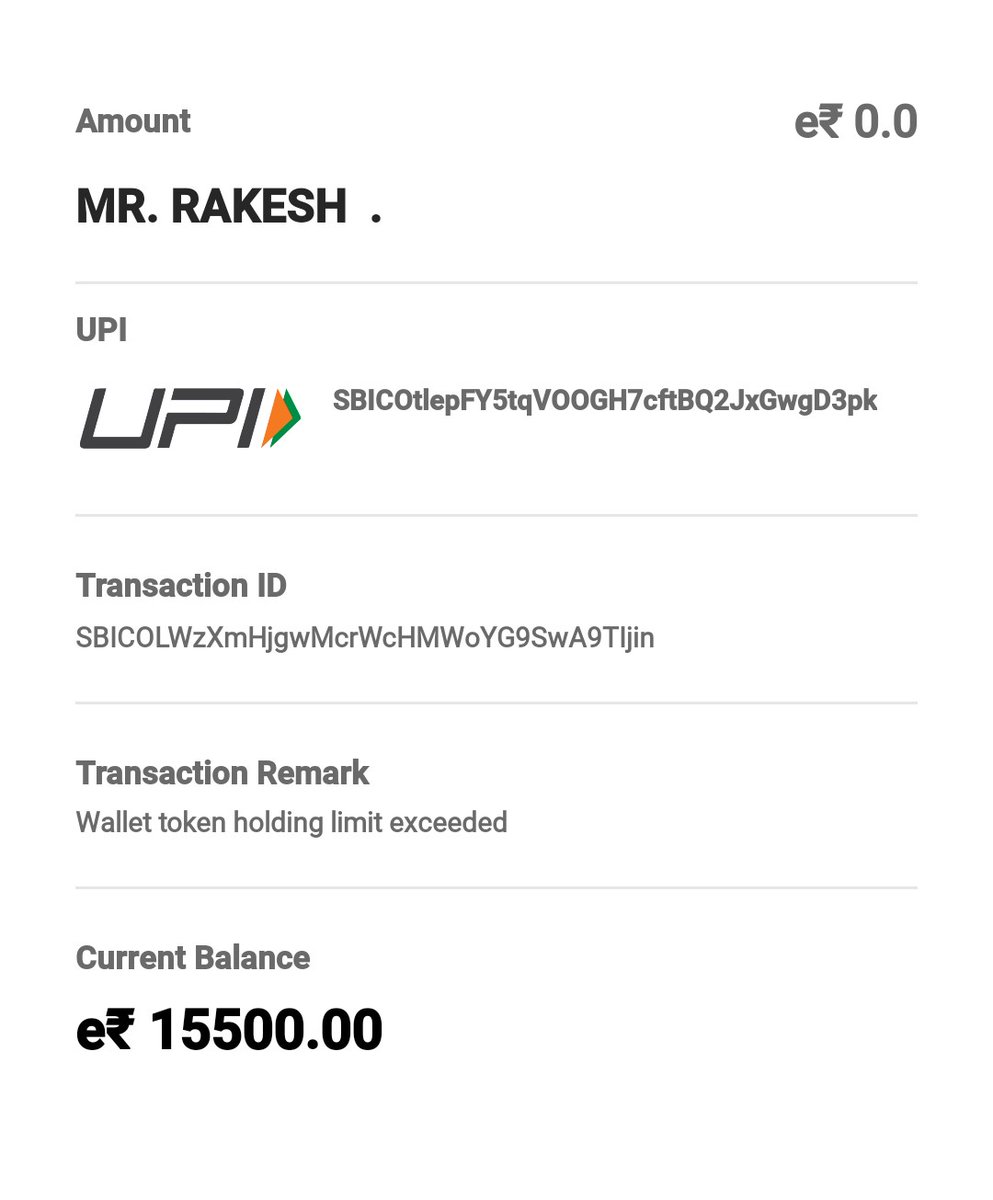 SwamiRakesh8's tweet photo. @TheOfficialSBI token load failed but amount deducted from my account please solved my problem soon as soon possible 🙏🙏🙏 https://t.co/9S1MqQXvj4