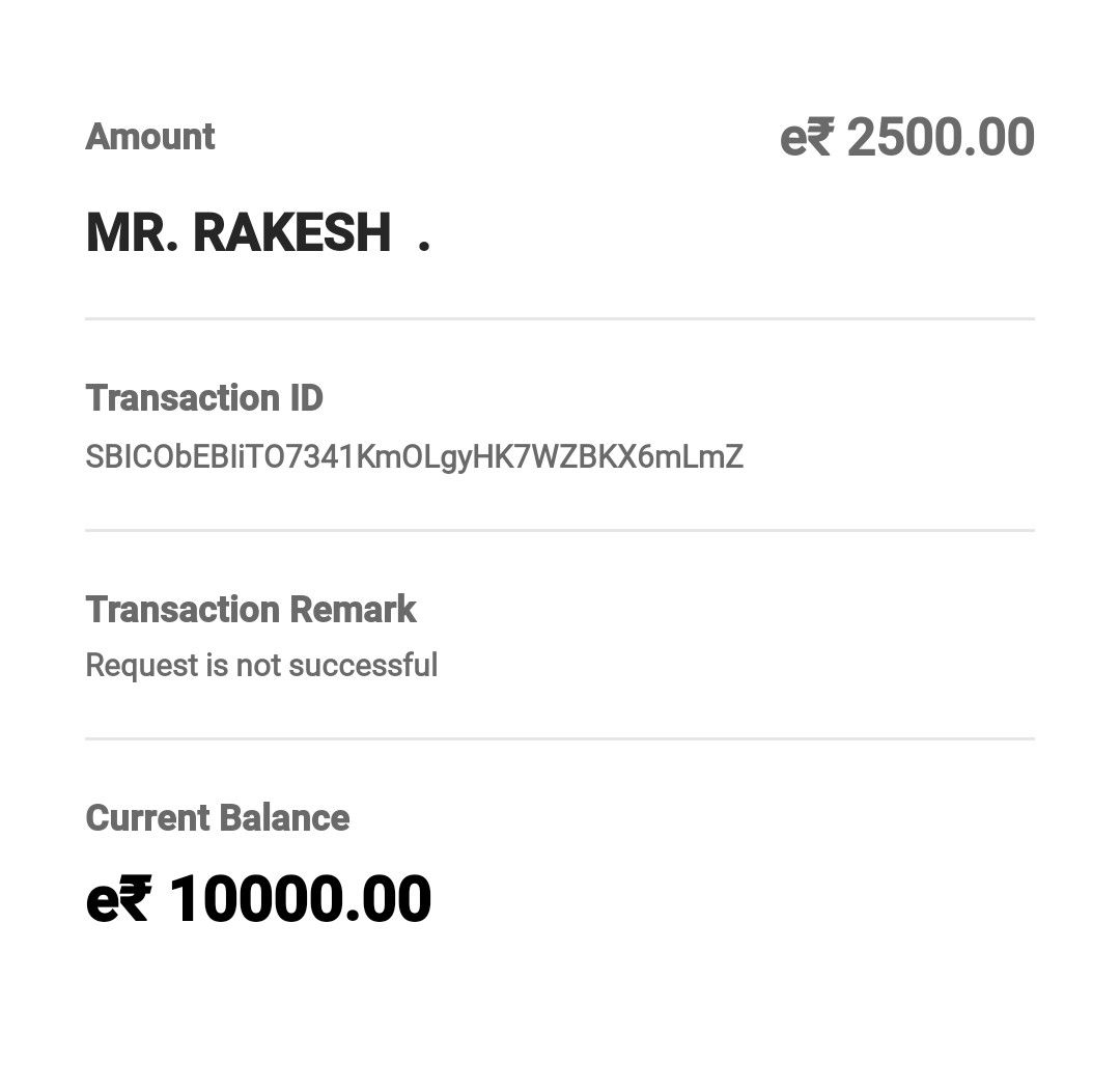 SwamiRakesh8's tweet photo. @TheOfficialSBI  token load failed but amount deducted from my account please solved my problem soon as soon possible 🙏🙏😞😞🙏🙏 https://t.co/ossqg5YFdC