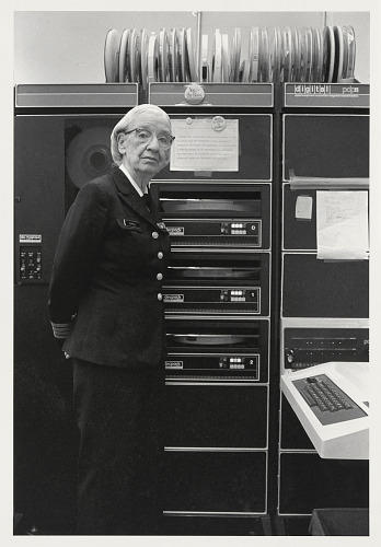 NIST's tweet image. Rear Admiral Grace Hopper was a trailblazer who helped make computers more accessible for all of us. On her birthday today, two NIST researchers look at her life and legacy: nist.gov/blogs/taking-m… #CSEdWeek