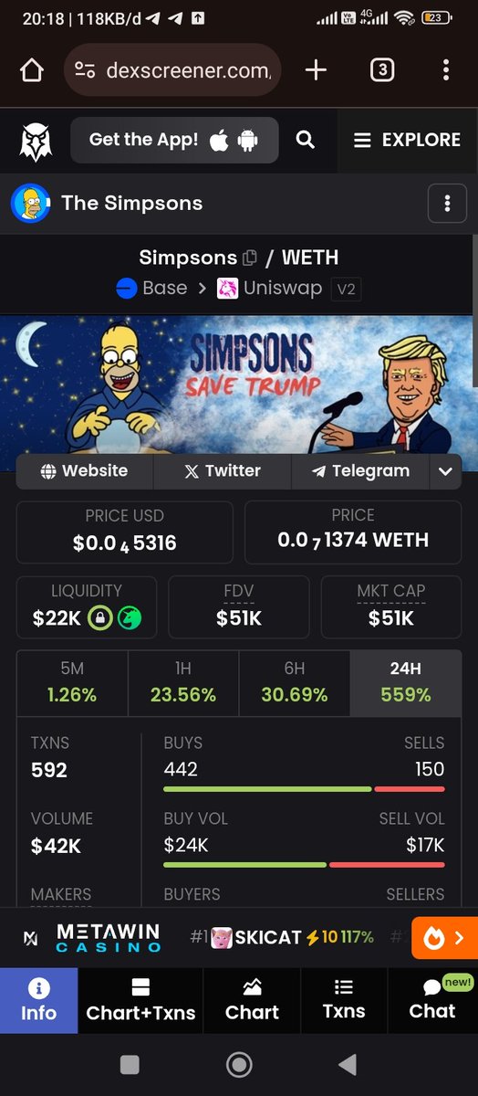 Abdullah7734072's tweet photo. $SIMPSONS
 ath 900k
100k MC next tar got
Ca
0xcC0733b7Ba63b446624002441c4816D7FEc8F4E0 https://t.co/Hv8fposfD4