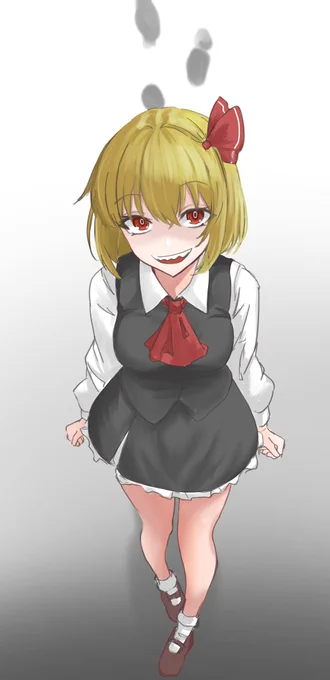 今日のお絵描き東方 ルーミア 