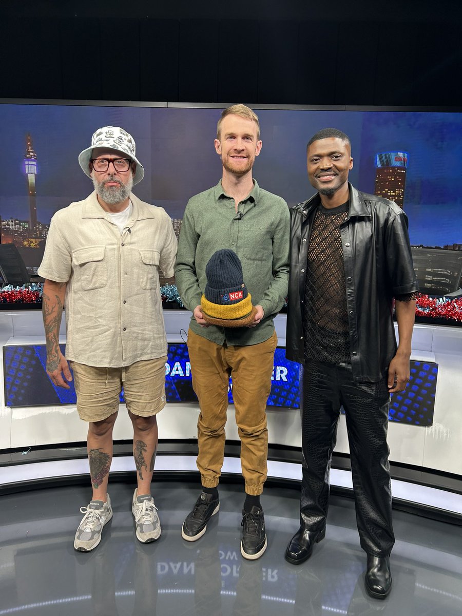 DanCorderOnAir's tweet photo. Superstars @Poplak and @MthandazoGatya on @DanCorderShow tonight. See you 9pm DStv 403 eNCA https://t.co/BUERt241DP