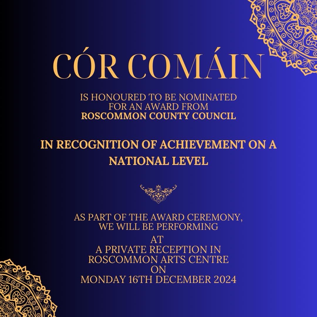 We are delighted to take part in this very special occasion and have the opportunity to perform.