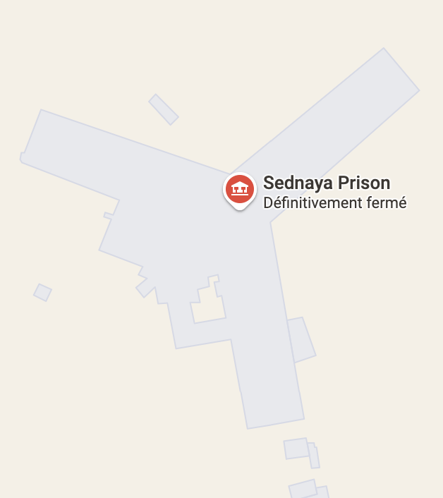 walidsalew's tweet photo. Quand Google met à jour ses infos pour #Sednaya_Prison #سجن_صيدنايا https://t.co/DVSyYVSxIP