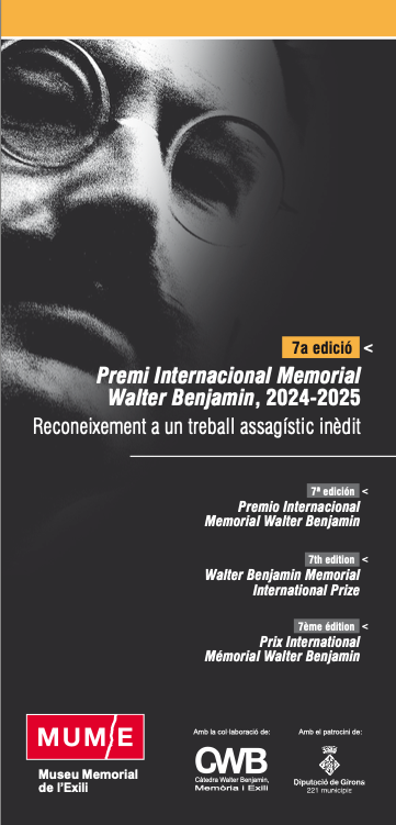 Càtedra Walter Benjamin - UdG tweet media