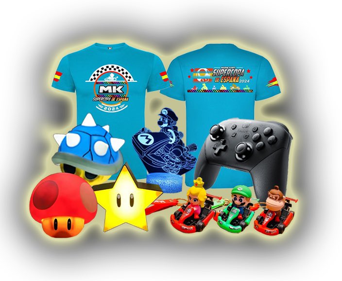 MKSuperCopa's tweet image. ¿Quieres ganar alguno de estos premios? Participa en la Super copa de este fin de semana, inscripciones e información en discord: discord.gg/h7jzZxrP