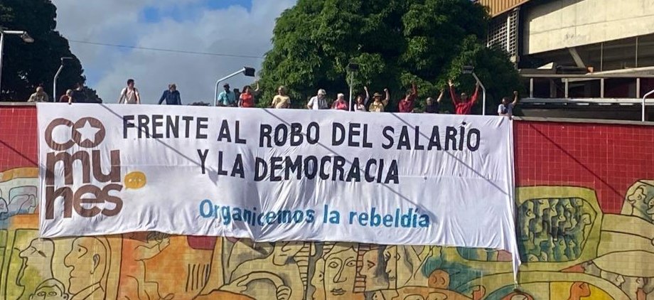 Frente al robo del Salario y la Democracia. 
Organicemos la rebeldía.
corrientecomunes.org