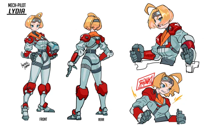 Character design commission from Project Heat. 