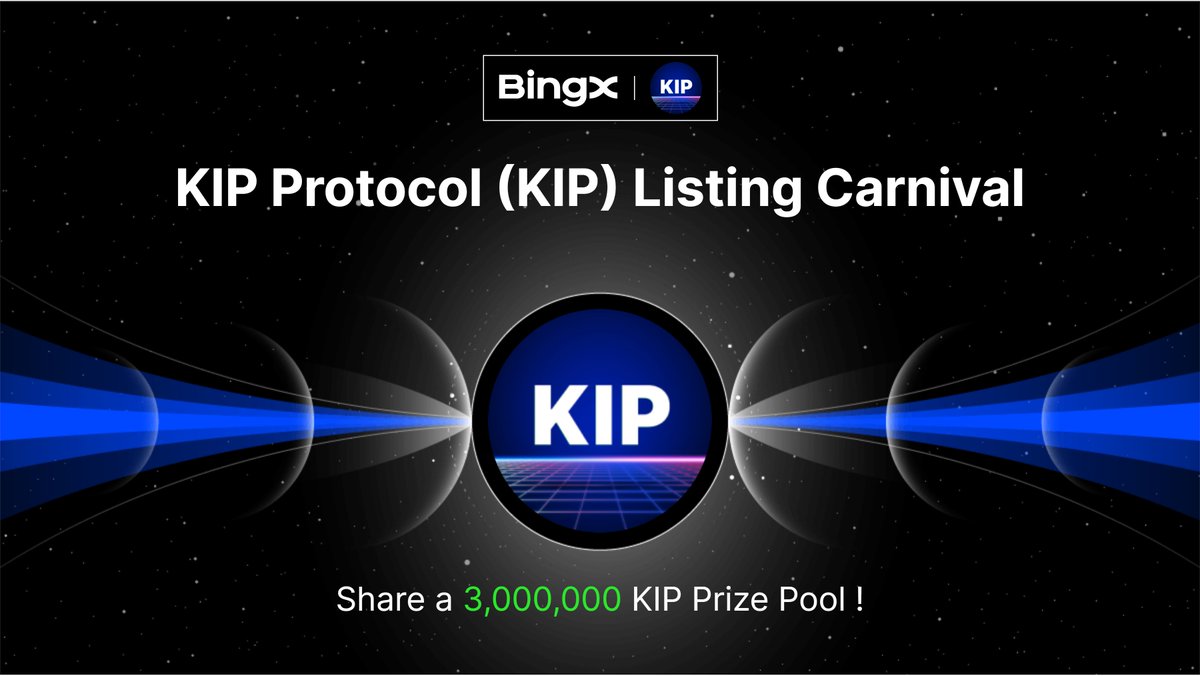 Rewiring the game, innovation just leveled up 🤖Trade $KIP in its world debut on #BingX Spot this December 10th at 2 AM (UTC) <a href="/KIPprotocol/">KIP Protocol</a>

Join the $KIP Listing Carnival and share in a massive $KIP reward pool.

Event Details: bit.ly/4grjKHy
Listing Details: