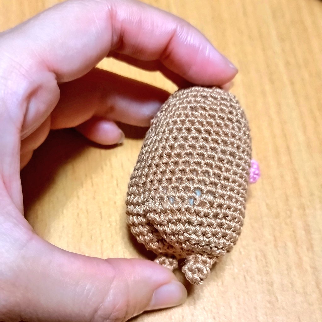 chobimario's tweet image. 可愛くて編んじゃった