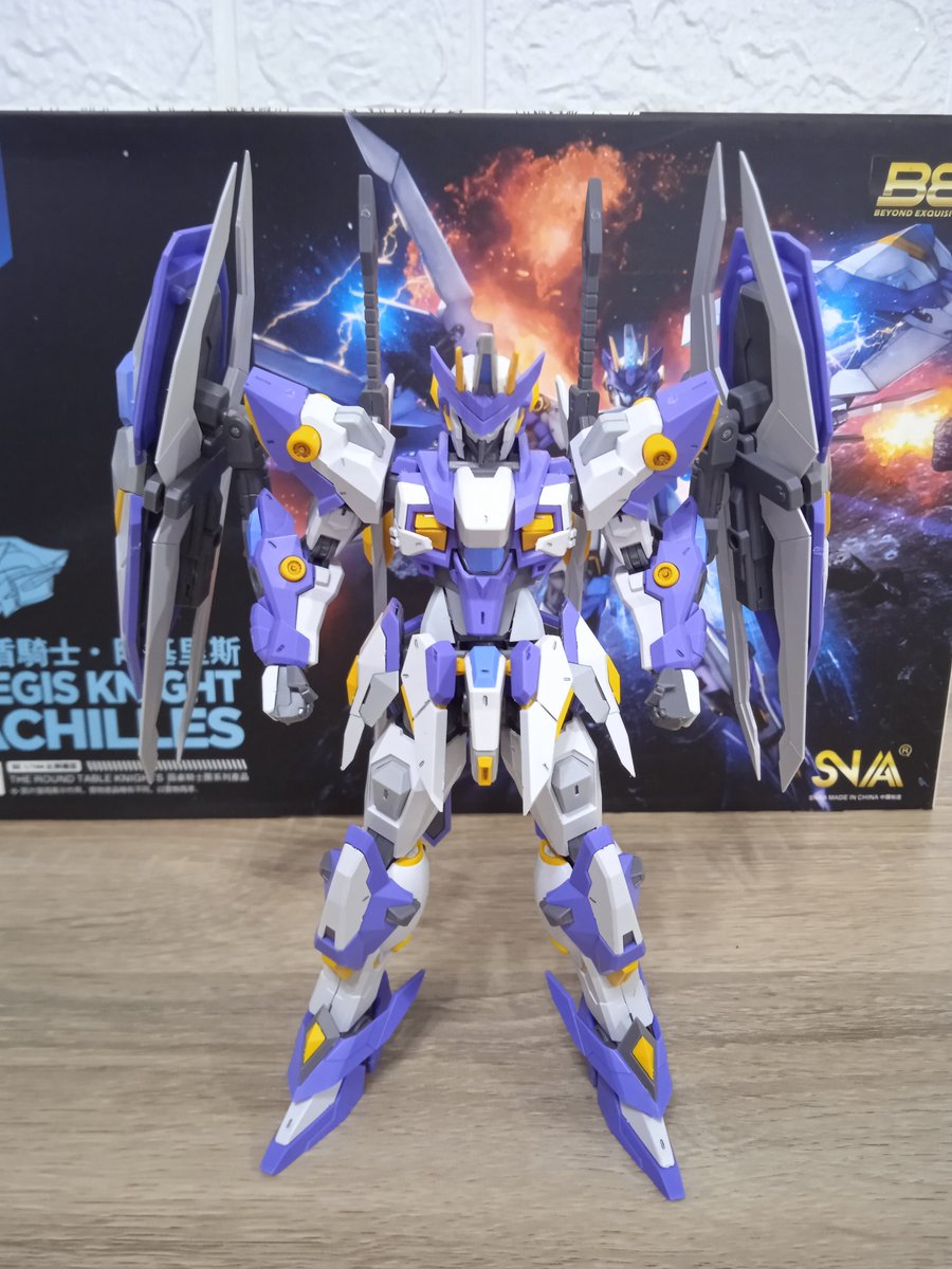 heissenpie's tweet photo. Done building SNAA Achilles 
#plamo #notgunpla #mecha #snaa https://t.co/hyRxIYuUGm
