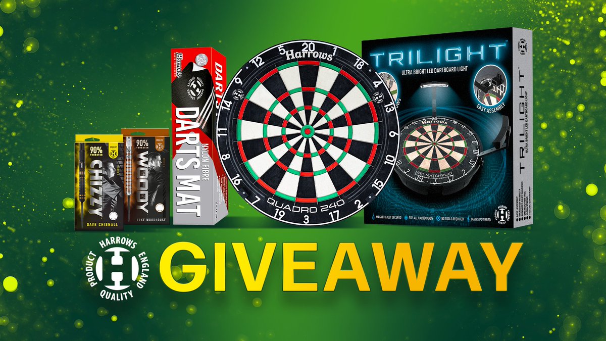 🚨Competition Time🚨

Miss out on tickets to the World Championships, how about a chance to win a Harrows bundle so you can host the best darts night in?

Simply: FOLLOW, REPOST and TAG below a mate you would invite over!  

Winner drawn Friday 13th Dec at 14:00PM

Good Luck!