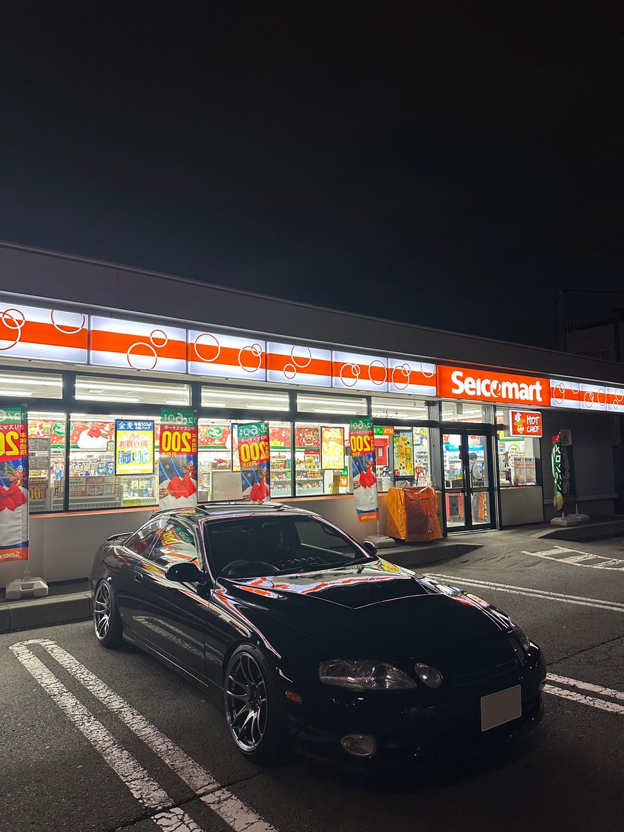 コンビニって映えるよね、、、🔥
#jzz30 #ソアラ #soarer