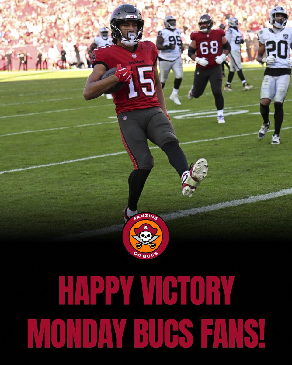 Starting the week off well🤝 

Happy Victory Monday, Bucs fans! #WeAreTheKrewe