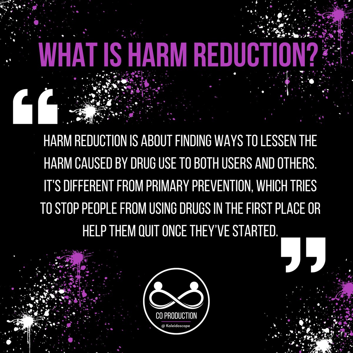 This months Co Pro theme is Harm Reduction Services. Stay tuned for information from services in your area and ways that you can reduce potential harm to yourself and others. #coproduction #harmreduction #stigma #awareness #drugs #recovery #drugservices #support #rehab #learning