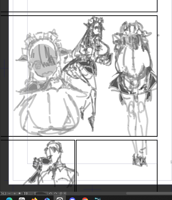 下書きいつもこんな感じです 