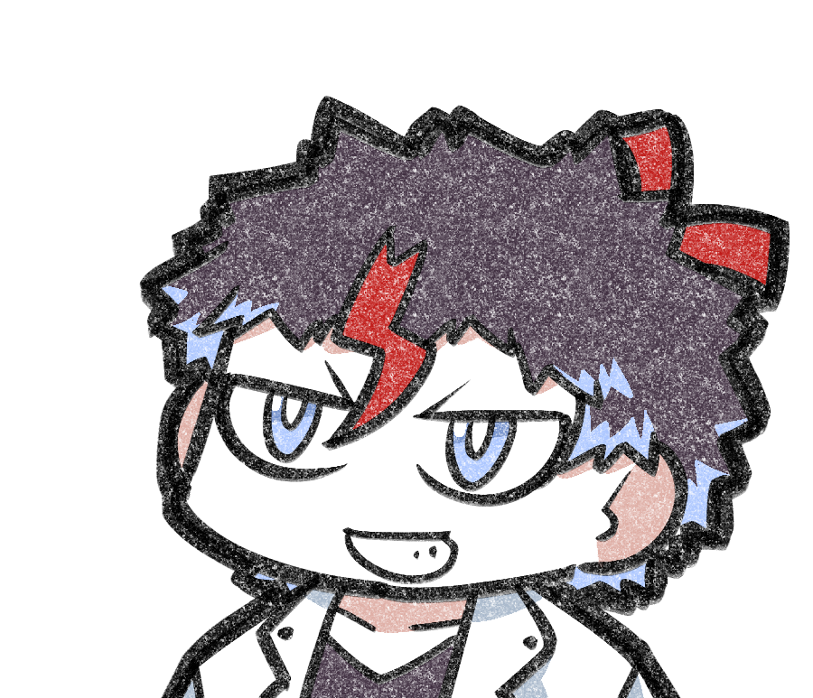 「いろんな表情の未知又バトヤくん描いた#Batoyarts #いろんな表情のvtu」|221(ﾂﾂｲﾁ)同人作家VTuber@月一で電子同人誌制作中のイラスト
