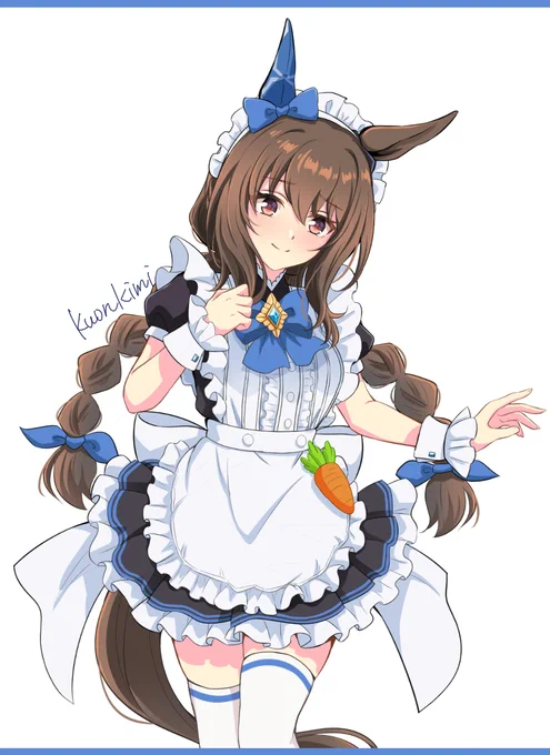 メイド服アヤベさんこれもアクスタになります#ウマ娘 