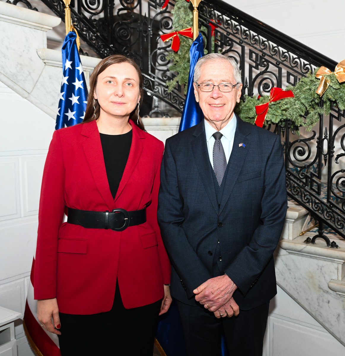 Chargé d’Affaires Norman Thatcher Scharpf (@usambeu) on Twitter photo A pleasure to meet with <a href="/MDAmbEU/">Daniela Morari</a> Morari to discuss the United States' support for Moldova’s path toward joining the European Union and deepening its integration into the Euro-Atlantic community. A pleasure to meet with <a href="/MDAmbEU/">Daniela Morari</a> Morari to discuss the United States' support for Moldova’s path toward joining the European Union and deepening its integration into the Euro-Atlantic community.
