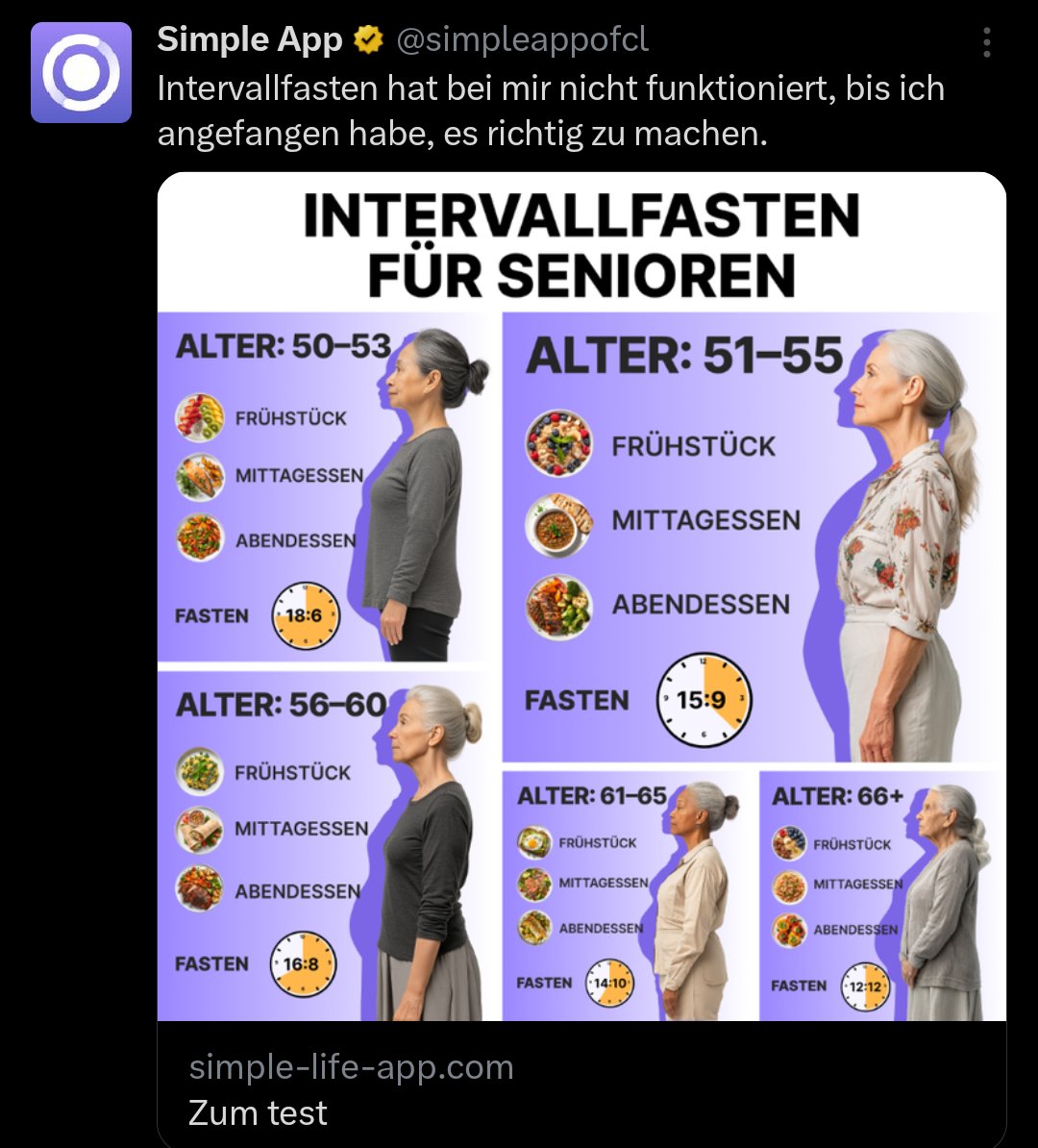 Na, ab wann ist man eurer Meinung nach so Seniorin?