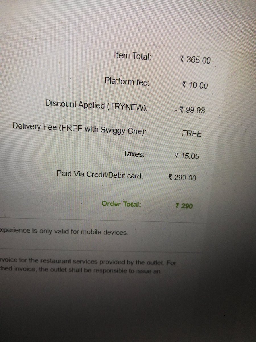 hatecheck123's tweet photo. 3) however now comes the deal breaker inspite of having 399 in my cart the 50 bank coupon won't apply for whatever reason. I went with swiggy.
However the irony the packaging came Zomato 😂 rubbing the salt against the wound of this this lost match
Moral If I were with either https://t.co/7ev2lVUX4R