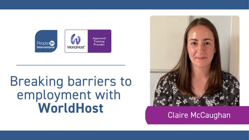 How can WorldHost training help break barriers to employment?

Claire McCaughan from <a href="/TriangleHousing/">Triangle Housing</a> shares how the Principles of Customer Service – Employability programme boosts confidence, builds teamwork skills, and supports meaningful job outcomes.

people1st.co.uk/news/trainer-v…