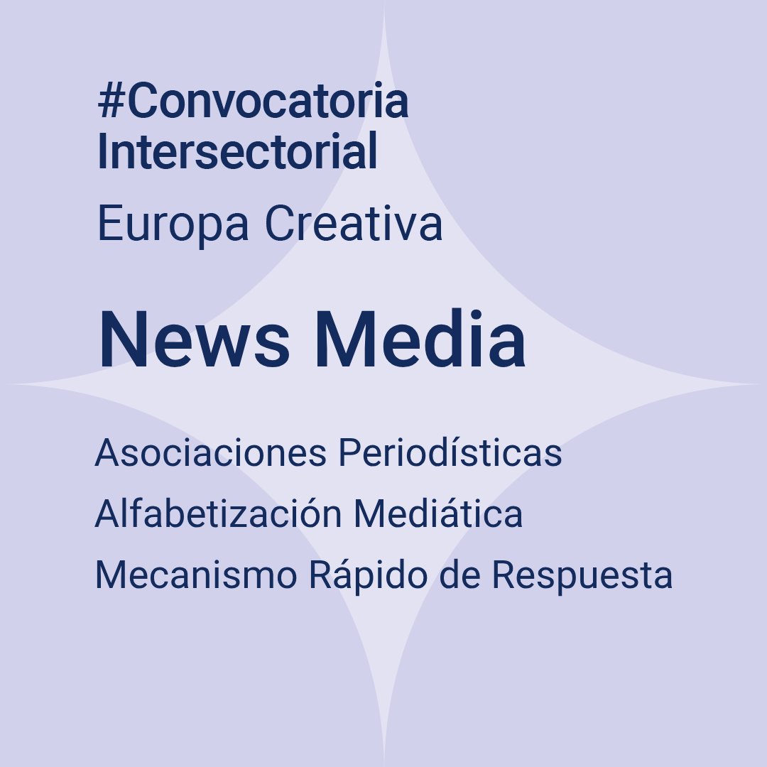 EUCreativa_ES's tweet image. 🔔Recuerda:
#Deadlines de las #Convocatorias #NewsMedia 2025: 
1⃣ Mecanismo de Respuesta Rápida (15/01) 👉pmsl.es/1ex 
2⃣ Asociaciones Periodísticas (27/02)👉pmsl.es/1d0, pmsl.es/1c0 
3⃣ Alfabetización Mediática (06/03)👉pmsl.es/1ew
