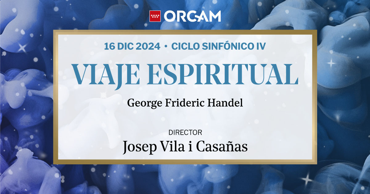 La Orquesta y Coro de la <a href="/ComunidadMadrid/">Comunidad de Madrid</a> interpretará el gran clásico de la #Navidad  💫

🎵  'El Mesías' de George Frideric Handel

🔵  #CicloSinfónico IV ‘Viaje espiritual’ 
🗓️  16 DIC, 19:30 h.
📍  Auditorio Nacional de Música

#ORCAM #NavidadEnMadrid <a href="/CulturaCMadrid/">Cultura▪️Comunidad de Madrid</a>