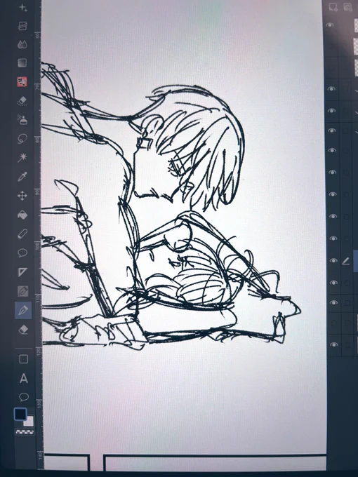 なぜこのクオリティを線画に反映できないのか 