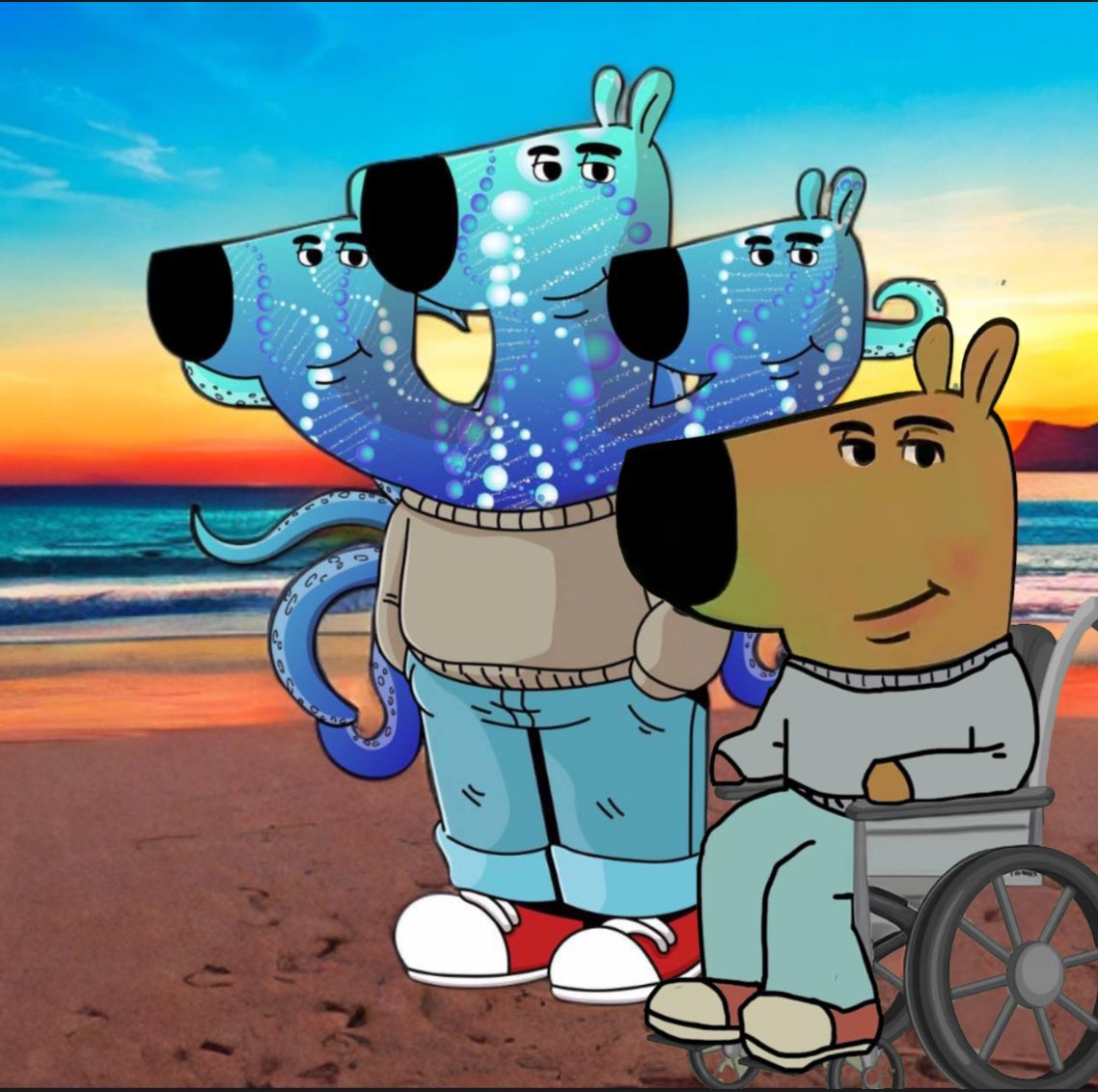 Cryptokagex's tweet photo. @DisabledGuyCTO I’m trying to tell them it doesn’t matter your walk of life….if you’re CHILL YOU’RE CHILL! https://t.co/tsbg6WhDrn
