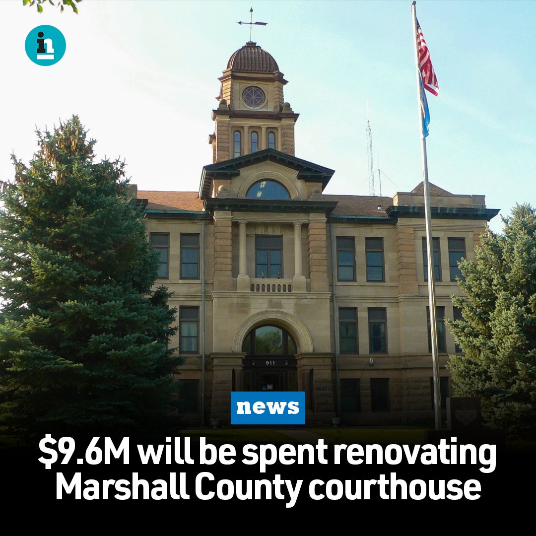 A new addition to the Marshall County Courthouse is underway that will provide some much-needed space for the sheriff's office. The construction is part of $9.6 million in work that also includes interior renovations to the existing courthouse.

aberdeeninsider.com/9-6m-in-courth…