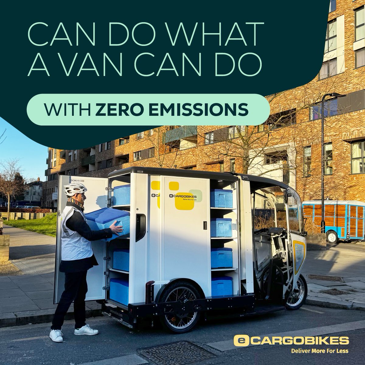 With the ONO we can carry as much as a van, but with zero-emissions. Our delivery service is fast, efficient and non-polluting. We are the alternative home delivery needs to embrace.

#cleanair #betterbybike #cargobikedelivery #zeroemissions #cargobikelife