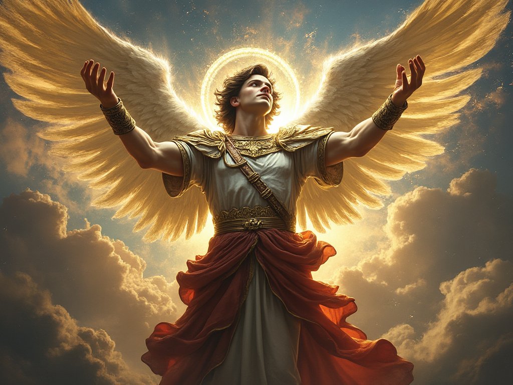StMichael_Angel's tweet image. Saint Michael the Archangel, defend us in battle. Be our protection against the wickedness and snares of the devil; May God rebuke him, we humbly pray; And do thou, O Prince of the Heavenly Host, by the power of God, thrust into hell Satan and all evil spirits who wander through…