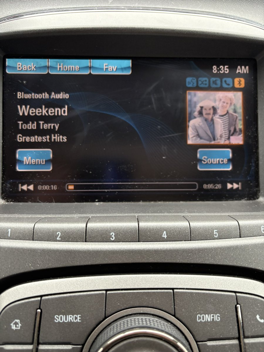 MtnLake4Evah's tweet image. My car thinks this is the correct picture for this Todd Terry album. 😂