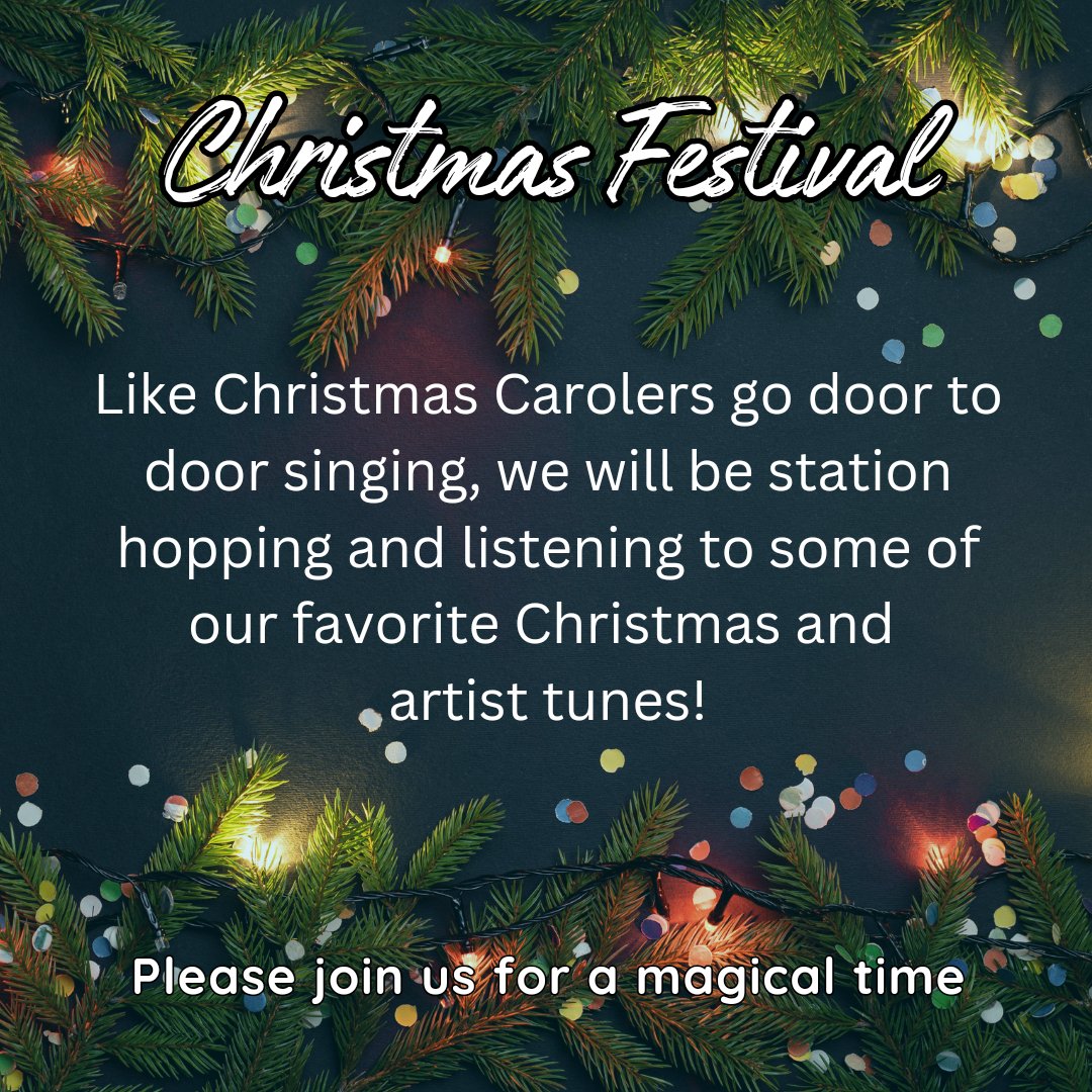 brosesradio's tweet image. It's Christmas season again! Who is ready to spend some time with our friends and station hop again?!?!? 

This year we have a 3 day packed festival with each holiday stop being an hour to get you in the spirit! Hope you will join us 🥹

(thread)
#SHXmasFest2024 @STATIONHEAD