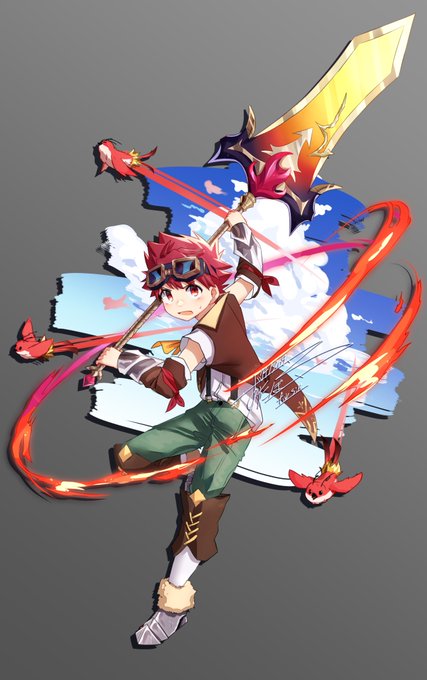 【Skeb】アレクサンダー、大剣 