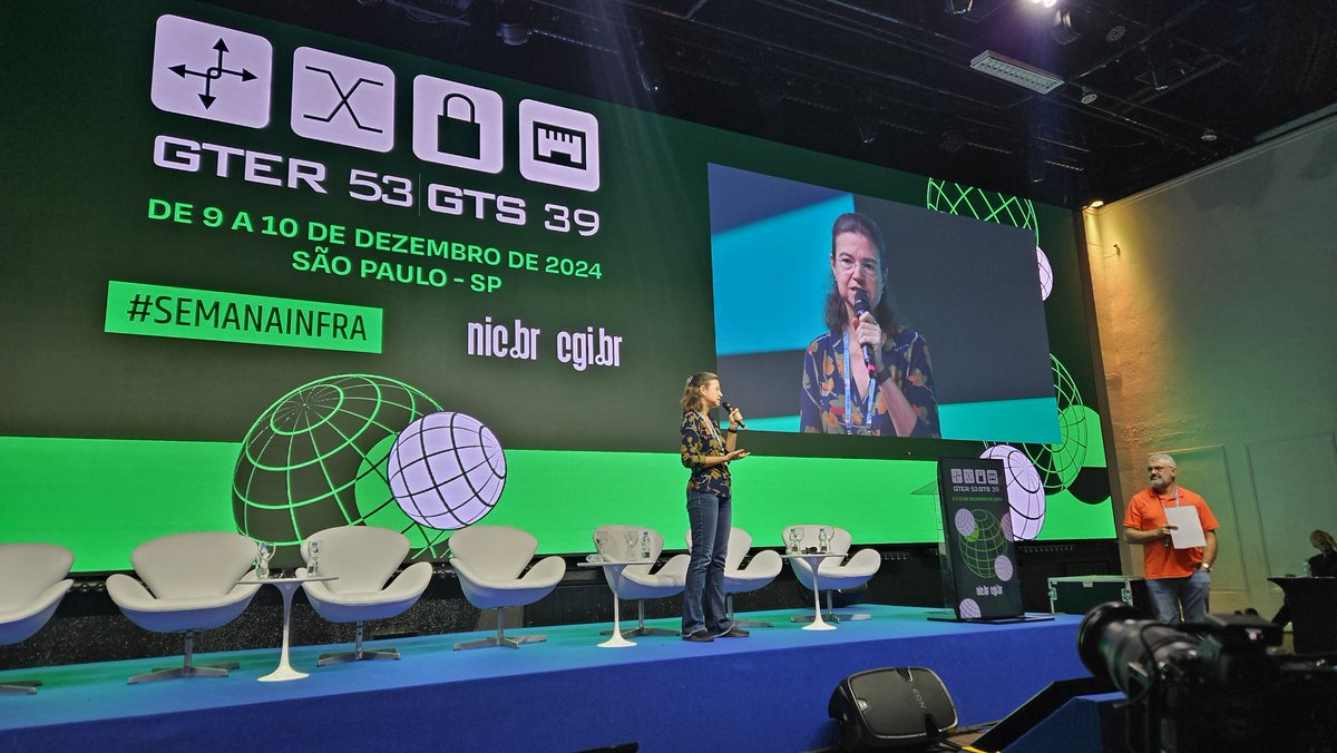 ComuNICbr's tweet photo. Começou a 14ª Semana de Infraestrutura da Internet no Brasil!

Nesta segunda-feira (9), acontece a reunião do GTS 39. Acompanhe ao vivo a programação: https://t.co/zxEoZXeb5r

#SemanaInfra https://t.co/nkRlDHWJRo