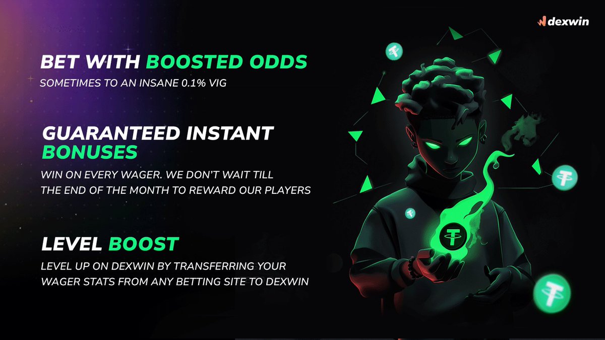 DexWin_Sports's tweet photo. The only place where you 
💰Win bonuses on every wager💰

Link in Bio ⚡️

#GamblingTwitter #GamblingX #AirdropAlert