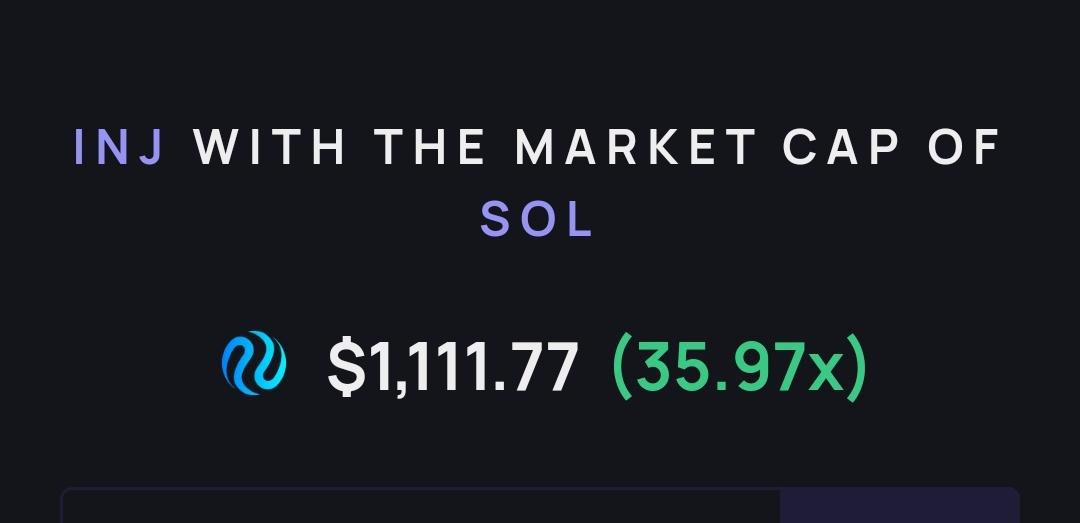 JoshuaAbel68's tweet photo. $SOL in 2021 is your $INJ now https://t.co/zDtvjiTDka